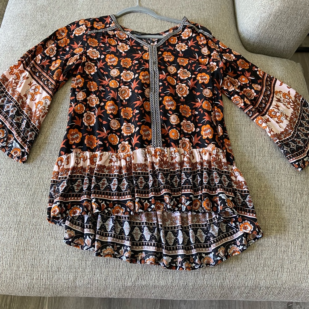 Boho style blouse